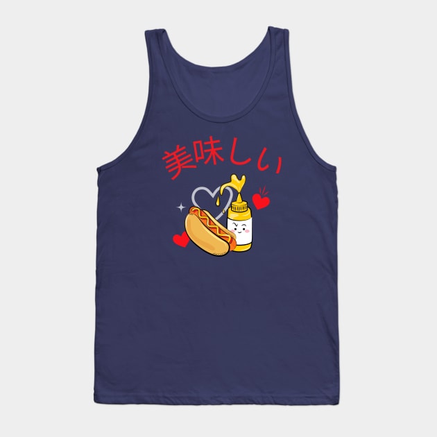 Delicious Hotdog v1 Tank Top by CLPDesignLab